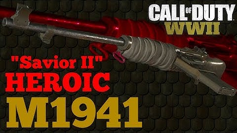 Heroic M1941 "Savior II" Weapon Variant in Call of Duty WWII