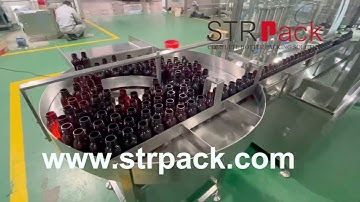 Syrup And Liquid Bottle Filling And Capping Machine To Fill Cap Label Glass Or Plastic Bottles