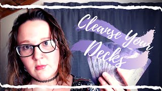 How to Cleanse a Tarot Deck -- Salt and Smoke || Witchy How-To || Round the Cauldron