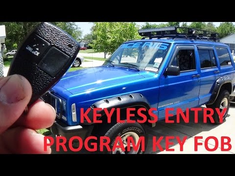 1996 JEEP CHEROKEE XJ KEYLESS ENTRY / KEY FOB PROGRAMMING