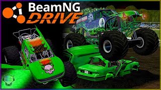 BIG AIR BIOHAZARD! | MONSTER TRUCKS | BeamNG Drive