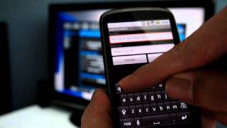 Android phone controls Blusens WebTV