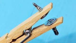 Few people know this secret of an ordinary clothespin! Great ideas with your own hands! by Дельные Советы 10,242 views 6 months ago 3 minutes, 29 seconds