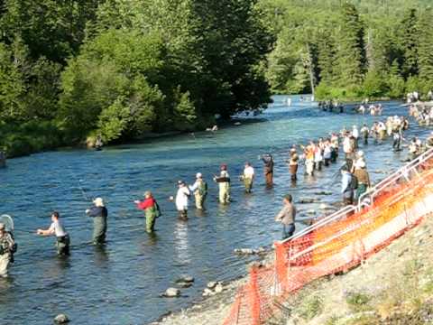 Combat Fishing on Russian River - YouTube