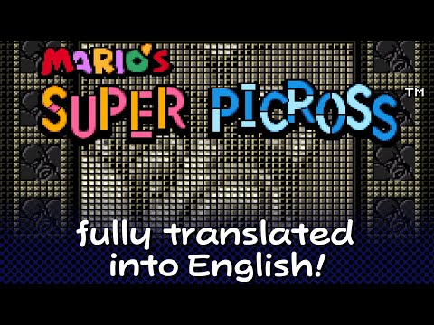 Mariou0027s Super Picross - English Translation Hack Showcase
