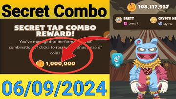 Memefi Daily Secret Combo 06 Sept 2024 | today memefi 10,00,000 coin