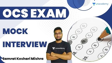 OAS 2020 RANK -365, Anima Soreng | OAS Mock Interview | Samrat  Mishra | Unacademy OPSC - Live