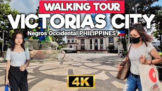 VICTORIAS CITY Walk Tour + Bus Ride | 4K | PHILIPPINE Walking Tour