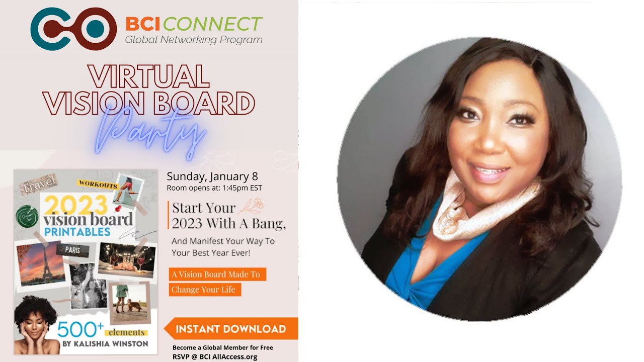 Virtual Vision Board Party - YouTube