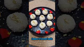 Cashew Coconut Laddu Recipe For Deepavali shorts ytshorts viral