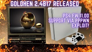 PS4: GoldHEN 2.4b17 released PS4 FW 11.00 Support via PPPwn exploit! fully unlocked