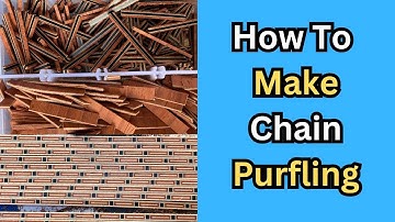 How To Make Your Own Chain Purfling | David Schramm Pro Luthier