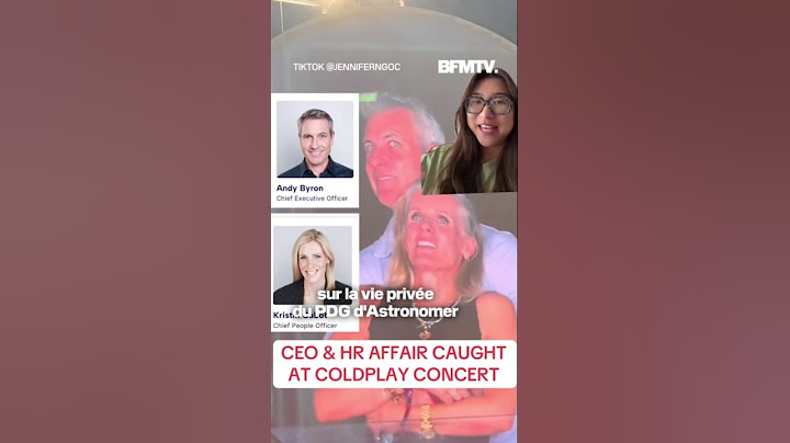 Le PDG d'une entreprise américaine pris en flagrant délit avec sa maîtresse lors d'un concert