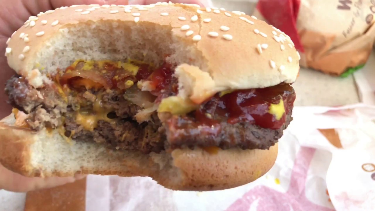 Double Cheeseburger Speck XXL Burger King Sandwich - YouTube