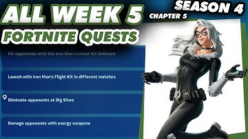 How to EASILY Complete Week 5 Quests Chapter 5 Season 4