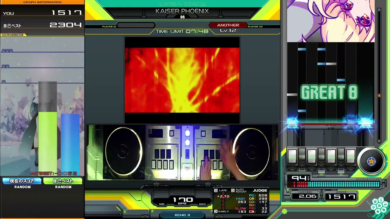 beatmania IIDX】KAISER PHOENIX / 96 - YouTube