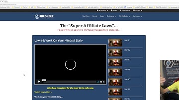 The Super Affiliate Network - Step 3 The Laws