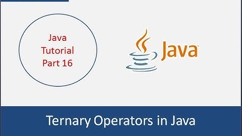 Ternary Operators In Java | Java Tutorials |Coding For Beginners | Code Bode