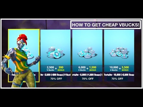 fortnite how to get 70 off vbucks cheapest vbucks 2018 working - fortnite v bucks brazil