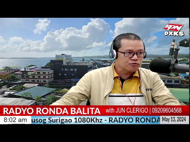 RADYO RONDA BALITA with: JUN CLERIGO  @ DXKS Surigao  MAY 13, 2024 class=