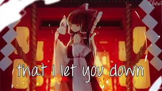 Nightcore ⇢ Let You Down (Lyrics)