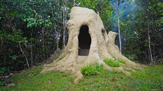Amazing Girl Build The Most Incredible House for Living by Ancient Skills