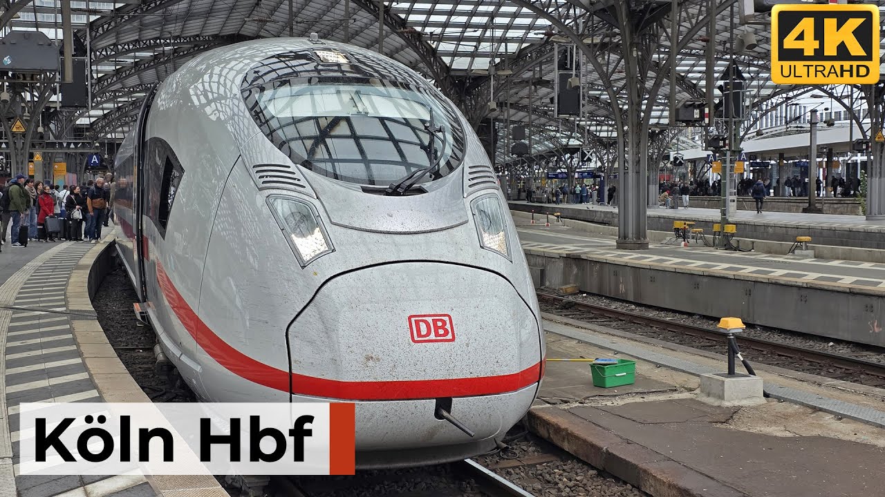 Köln Hbf 03.10.2025 - Nachmittagsverkehr mit internationalen Zügen & spannenden Beobachtungen