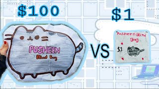 🩵$100 VS $1 Pusheen blind bag🩵|Satisfying ASMR Pusheen blind bag|No sound effect| craft valley|