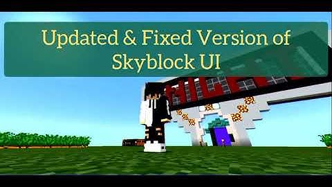 Pocketmine Plugin - Skyblock UI Fixed & Updated latest 1.17.40+