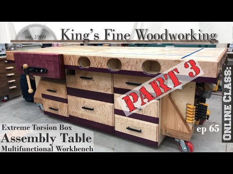 65---extreme-torsion-box-assembly-table-part-3-outfeed-&-multifunction-workbench-w-storage