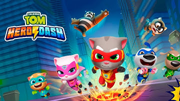 Talking Tom Hero Dash - Mobile Gameplay Walkthrough Part 1 (iOS, Android)