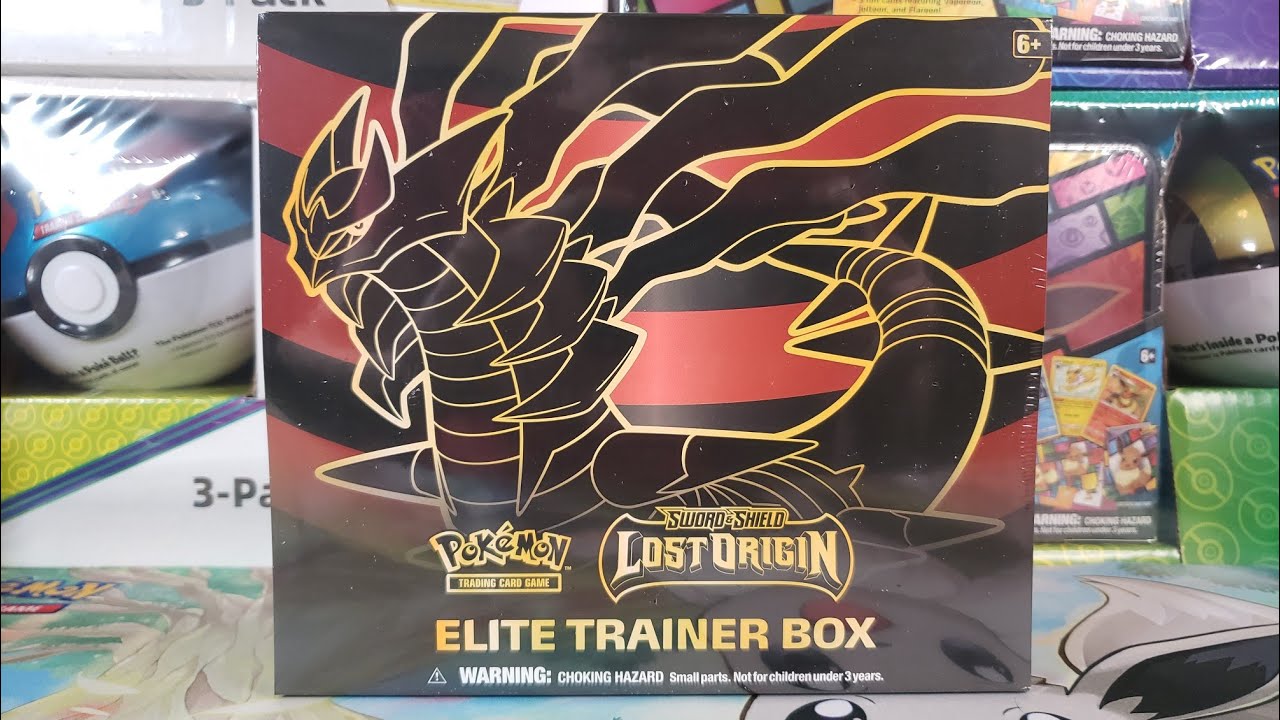 Pokemon Sword And Shield Lost Origin Elite Trainer Box Opened