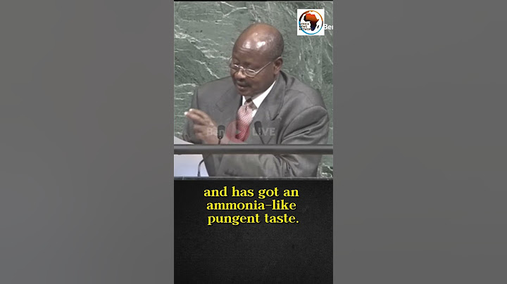 I'll Never Eat Pineapple Again:President Museveni of Uganda.