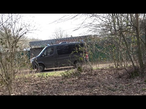 BFE+ der Bundespolizei Sankt Augustin übte mit Super Puma auf Übungsgelände in Heimerzheim am 3.3.21