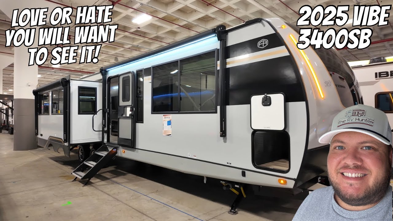 Most unique Family RV I’ve seen!! 2025 Vibe 3400SB | I can’t decide ...