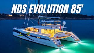 2018 JFA Yachts  NDA Evolution Long Island 85 Tour | Boating Journey