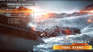 Operation Whiteout Loading Screen Music 【Battlefield 4】