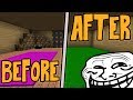 SLOWLY EMPTYING A PLAYERS HOUSE TILL HE NOTICES (Minecraft Trolling)