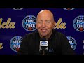 UCLA Semifinal Postgame Press Conference - 2021 NCAA Tournament