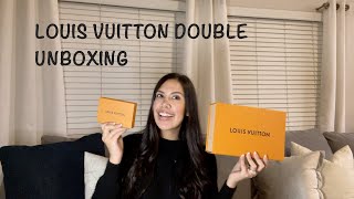 LOUIS VUITTON DOUBLE UNBOXING