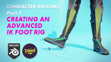 Character Rigging in Blender 7  - Creating an Advanced IK Foot Rig