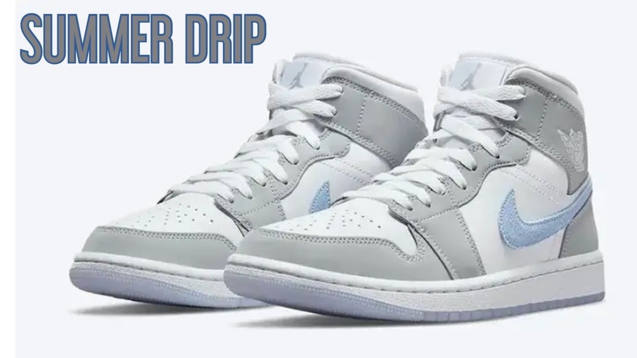 Air Jordan 1 Mid Grey Blue First Thoughts, Styling Tips \u0026 Resell  Predictions - YouTube