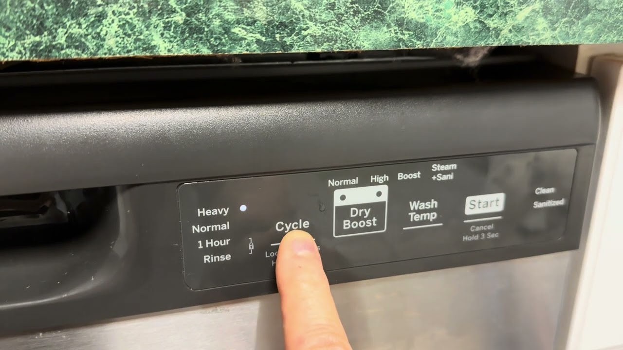 GE GDF535PSR3SS dishwasher control panel