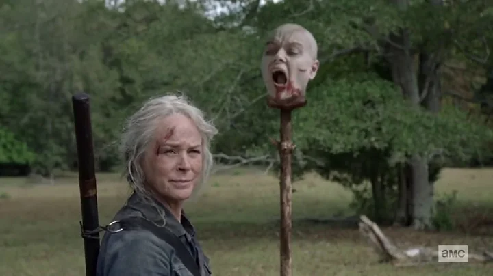 The Walking Dead 10x14 "Carol Puts Alpha's Head On...