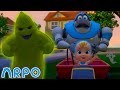 ARPO the Robot | Haunted GHOST TRAIN!!! | NEW VIDEO | Funny Cartoons for Kids | Arpo and Daniel