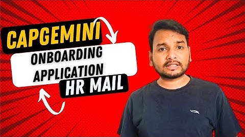 Capgemini Onboarding Application Imp Updates | HR Mail | Capgemini Joining Formalities | 25 Feb-DOJ