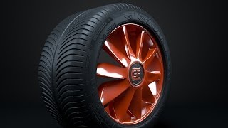 vray automative material serie:realistic tire shader