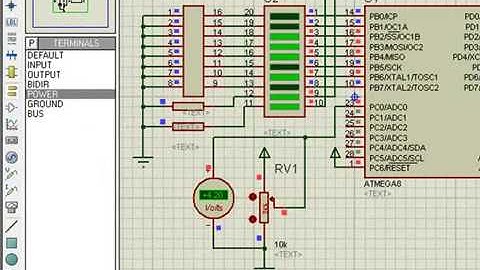 Conversor Analogo Digital con ATmega8