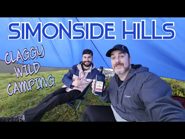 Claggy wild camping in the Simonside Hills Northumberland class=
