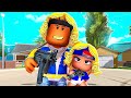 I Took My DAUGHTER To THE HOOD In ROBLOX... (Blockspin)
